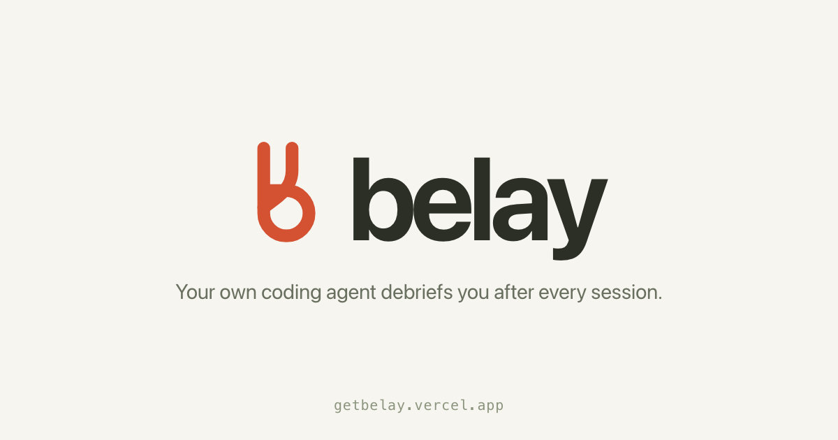 Belay – See what keeps going wrong in your Claude Code and Codex sessions